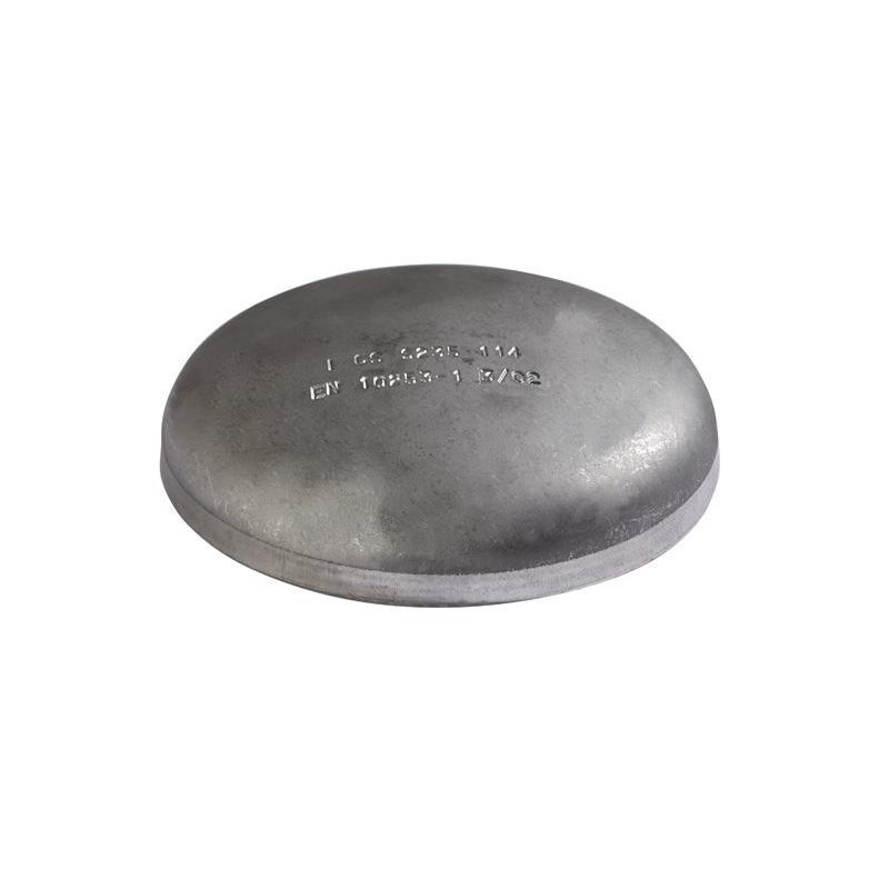 Fond acier noir bombé sans soudure S235 (T10) - 193.7mm X 5.6mm Fond acier noir bombé sans soudure S235 (T10) - 193.7mm X 5.6mm