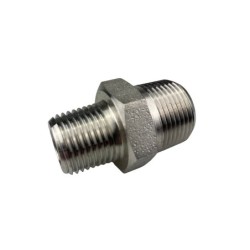 Réduction Hexagonale NPT inox 316L série 3000 mâle - mâle - 2" - 1"1/2