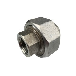 Raccord union NPT inox 316L série 3000 Femelle - Femelle - DN8 ~ 1/4'' ~ Ø13.50