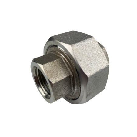 Raccord union NPT inox 316L série 3000 Femelle - Femelle - DN8 ~ 1/4'' ~ Ø13.50