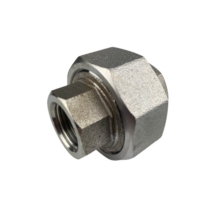 Raccord union NPT inox 316L série 3000 Femelle - Femelle - DN20 ~ 3/4'' ~ Ø26.70