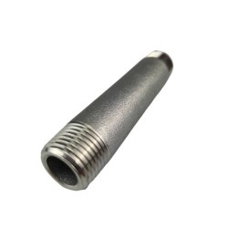 Bobine (mamelon double) LG 100mm 316L SCH80S NPT mâle – mâle - DN50 ~ 2'' ~ Ø60.30