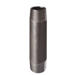 Mamelon bobine en acier brute noire Mâle-Mâle type 530 - 1"1/4 - 500mm   (0.5M)